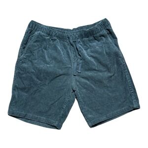 Katin Men's‎ Medium Corduroy 8" Shorts Blue Drawstring Elastic